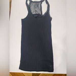 American Eagle Outfitters Dark Blue Lace Camisole